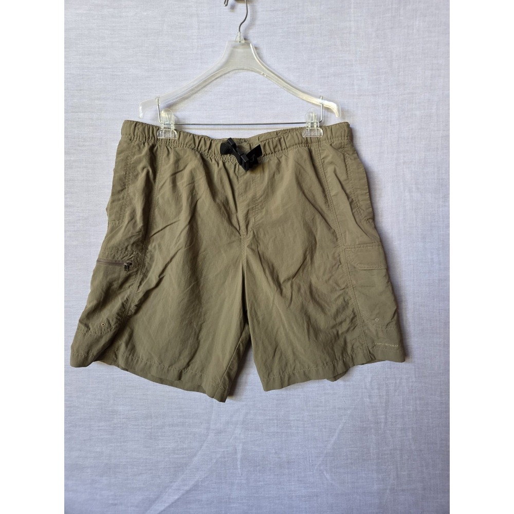 Columbia Belted Hiking Cargo Shorts Mesh Lined Men's Size Large Swim Lined - Picture 1 of 15